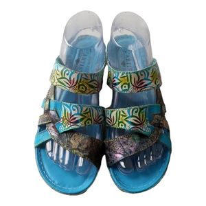 Spring Step  L'artiste Women's Caiman Slide Sandals Size 8